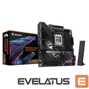 AMD procesoriaus pagrindinė plokštė Gigabyte  Mainboard||AMD B850|SAM5|Micro-ATX|Memory DDR5|Memory slots 4|B850MAELTWF6E1.1 