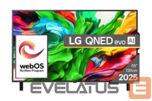 Televizors LG  TV Set||55"|4K/Smart|3840x2160|Wireless LAN|Bluetooth|webOS|55QNED85A3C 