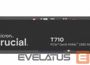Kõvaketas SSD Crucial  SSD||T710|4TB|M.2|PCIe Gen5|NVMe|Write speed 13800 MBytes/sec|Read speed 14900 MBytes/sec|TBW 2400 TB|CT4000T710SSD5 