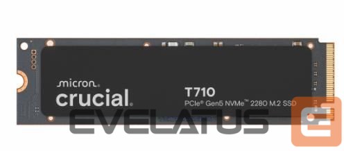 Kõvaketas SSD Crucial SSD||T710|4TB|M.2|PCIe Gen5|NVMe|Write speed 13800 MBytes/sec|Read speed 14900 MBytes/sec|TBW 2400 TB|CT4000T710SSD5