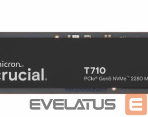 Kõvaketas SSD Crucial  SSD||T710|1TB|M.2|PCIe Gen5|NVMe|Write speed 13700 MBytes/sec|Read speed 14900 MBytes/sec|TBW 600 TB|CT1000T710SSD5 