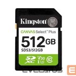 Muu arvutitarvik Kingston  MEMORY SDXC 512GB UHS-I/SDS3/512GB 