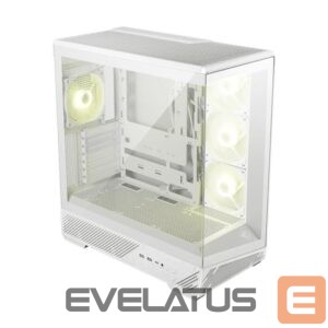 Kompiuterio dėžė MSI  Case||ATX/micro ATX/Mini-ITX|White/Transparent|Midi Tower|MAG PANO 130R PZ|MAGPANO130RPZWHITE 