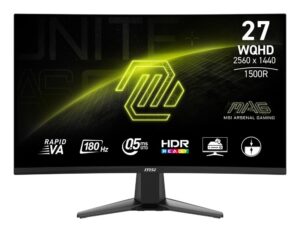 Monitors MSI  LCD Monitor||27 "|2560 x 1440 pixels|Quad HD|Native aspect ratio 16:9|LCD|Curved|MAG27CQ6F 
