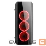 Computer case Chieftec  Case||SCORPION II|MidiTower|Not included|ATX|MicroATX|MiniITX|Colour Black|GL-02B-OP 