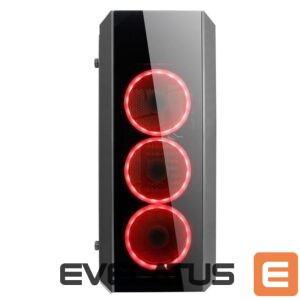 Computer case Chieftec  Case||SCORPION II|MidiTower|Not included|ATX|MicroATX|MiniITX|Colour Black|GL-02B-OP 