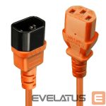 Üleminek LINDY  CABLE POWER IEC EXTENSION 0.5M/ORANGE 30473 