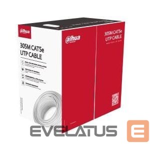Võrgulülitid DAHUA  CABLE CAT5E UTP 305M WHITE/PFM920I-5EU-U 