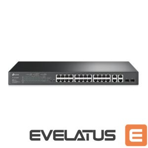 Nevadāms centrmezgls TP-Link  Switch||SL2428P|Rack|PoE+ ports 24|250 Watts|SL2428P 