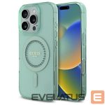 Other Phone Accessory Guess  Guess IML Rhinestones MagSafe iPhone 16 Pro Case - Green 