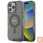 Other Phone Accessory Guess  Guess IML Rhinestones MagSafe Case for iPhone 16 Pro Max - Black 