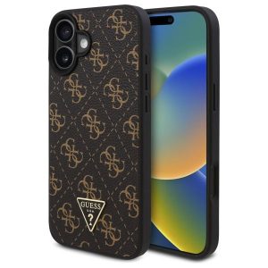 Muu telefoni lisavarustus Guess  Guess New 4G Triangle Case for iPhone 16 6.1" - Black 