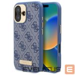 Other Phone Accessory Guess  Guess 4G Logo Plate MagSafe iPhone 16 Case - Blue 