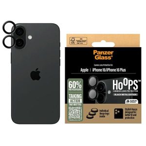 Cits mobilo telefonu aksesuārs Panzer Glass  PanzerGlass Hoops Black Lens Protector iPhone 16 6.1" / 16 Plus 6.7" 1283 