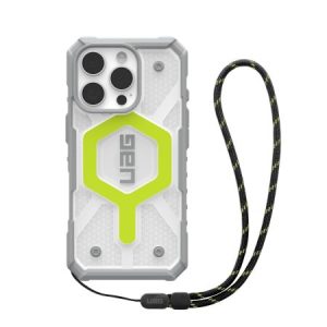 Muu telefoni lisavarustus UAG  UAG Pathfinder Clear Magsafe Bundle Case with Lanyard for iPhone 16 Pro - Green 