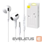 Wired headphones Baseus  Baseus Encok H17 Earphones (white) 