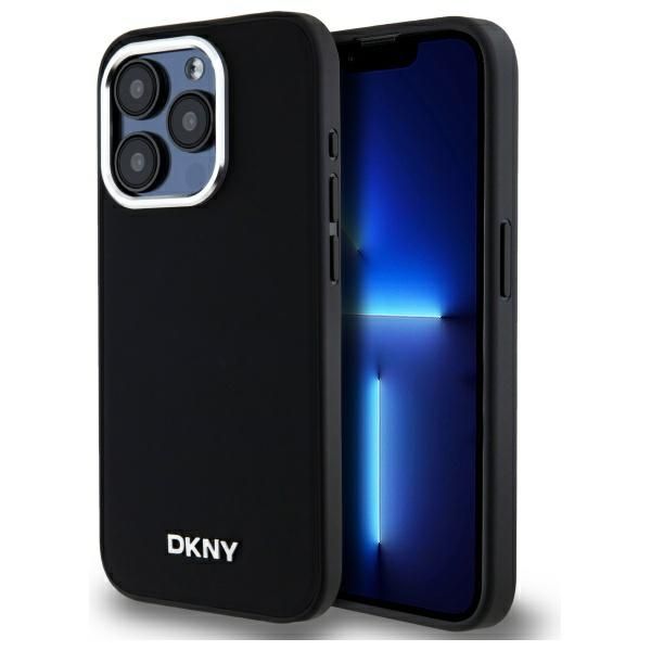 Other Phone Accessory DKNY DKNY Plain Logo MagSafe iPhone 15 Pro Max Case - Black
