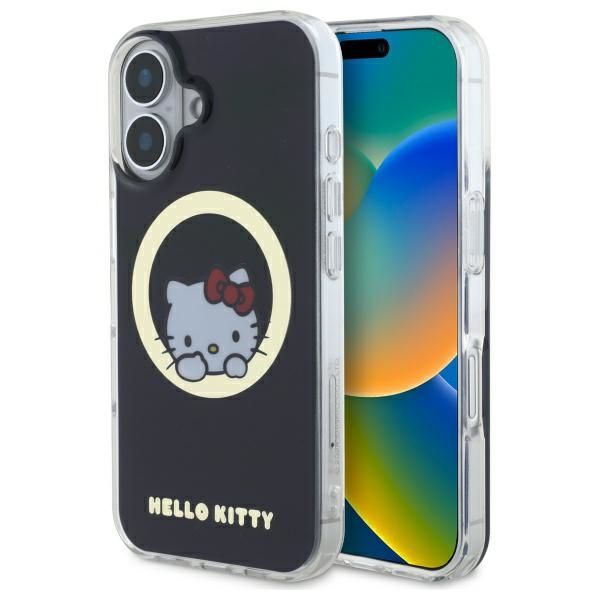 Other Phone Accessory Hello Kitty Hello Kitty IML Sweet Kitty Magsafe iPhone 16 Case - Black