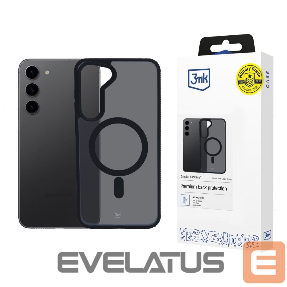 Cits mobilo telefonu aksesuārs 3MK Samsung Galaxy S24 - 3mk Smoke MagCase