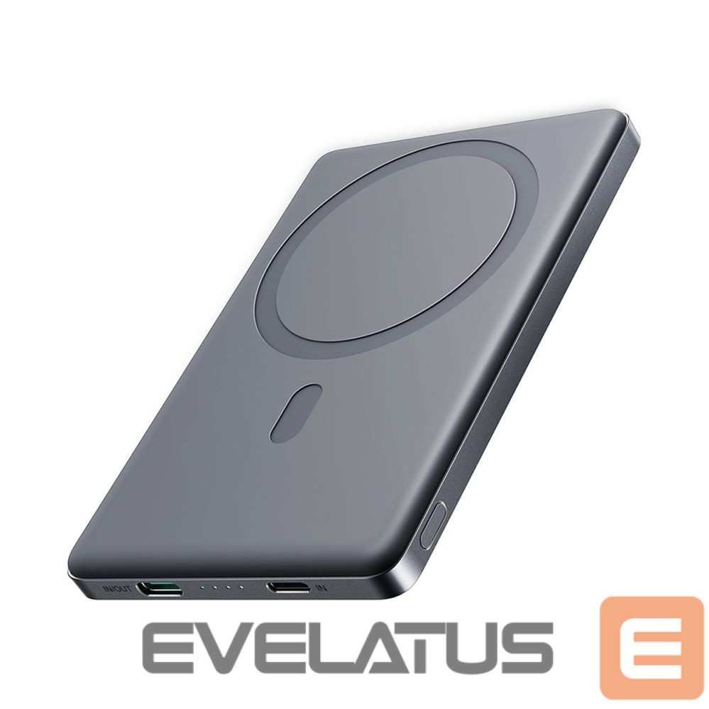 Väline aku Joyroom Powerbank Joyroom JR-PBM08 5000mAh 20W with inductive charging - gray