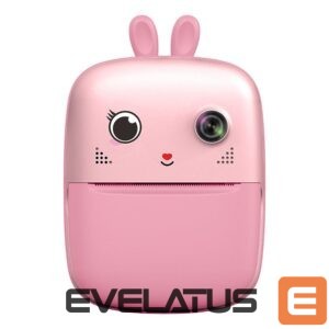 Kitos prekės Hurtel  Mini Thermal Printer for Kids with Camera and Camcorder - Pink 