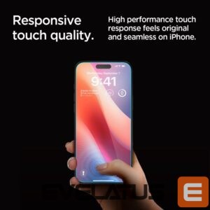 Citi Spigen  Spigen Glas.tR EZ Fit Privacy Tempered Glass for iPhone 16 Pro Max / 17 Pro Max - 2 pcs. 