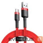 Кабель Baseus  Baseus Cafule USB-A / USB-C QC 3.0 3A 0.5 m cable - red 