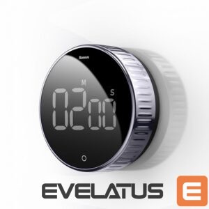 Kiti smulkūs buitiniai prietaisai Baseus  Baseus Heyo rotary timer electronic timer black timer (ACDJS-01) 