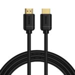 Kabelis Baseus  Baseus HDMI 2.0 cable 4K 60 Hz 3D HDR 18 Gbps 2 m black (CAKGQ-B01) 