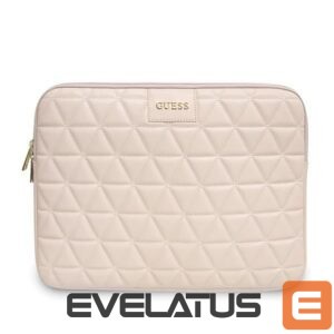 Portatīvo datoru soma Guess  Guess Quilted cover for a 13" laptop - pink 
