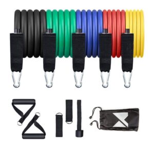 Teised Wozinsky  Wozinsky Set of 5 Fitness Bands Exercise Expander + Accessories (WRTS5-01) 