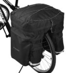 Piederums velosipēdiem Wozinsky  Wozinsky spacious bike bag 60 l for the trunk (rain cover included) black (WBB13BK) 