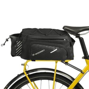 Jalgratta tarvik Wozinsky  Wozinsky bike carrier bag with 9l shoulder strap (rain cover included) black (WBB22BK) 