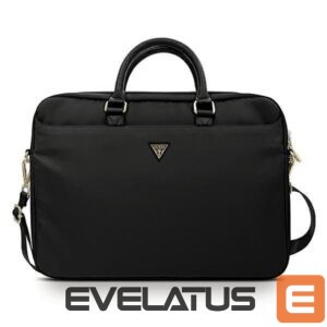 Portatīvo datoru soma Guess  Guess Nylon Triangle Logo bag for a 16" laptop - black 