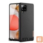 Back panel cover Dux Ducis  Dux Ducis Fino case covered with nylon material for Samsung Galaxy A42 5G black 