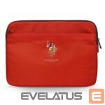 Portatīvo datoru soma U.S. Polo PU  US Polo Assn. Cover for a 13" laptop - red 