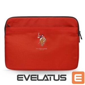 Laptop Bag U.S. Polo PU  US Polo Assn. Cover for a 13" laptop - red 