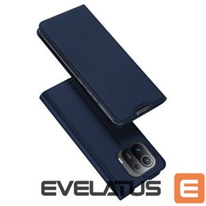 Nugarėlės dėklai Dux Ducis  DUX DUCIS Skin Pro Bookcase type case for Xiaomi Mi 11 Pro blue 