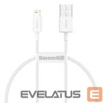 Kaabel Baseus  Baseus Superior USB - Lightning cable 2.4A 0.25 m White (CALYS-02) 