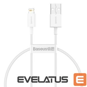 Cable Baseus  Baseus Superior USB - Lightning cable 2.4A 0.25 m White (CALYS-02) 