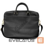 Sülearvuti kott Guess  Guess Saffiano Script bag for a 16" laptop - black 