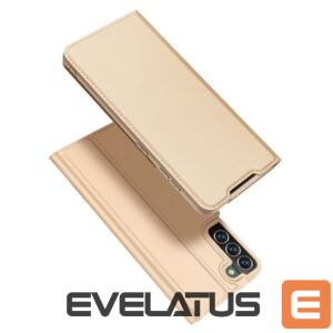 Aizmugurējais vāciņš Dux Ducis  Dux Ducis Skin Pro Holster Cover Flip Cover for Samsung Galaxy S22 + (S22 Plus) gold 