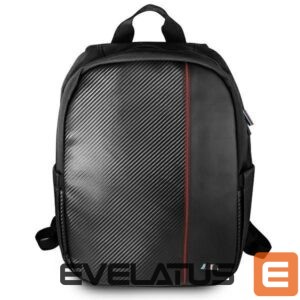 Laptop Bag BMW  BMW Carbon Red Stripe backpack for a 16" laptop - black 