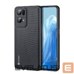 Back panel cover Dux Ducis  Dux Ducis Fino case cover covered with nylon material Oppo Reno7 Pro 5G black 