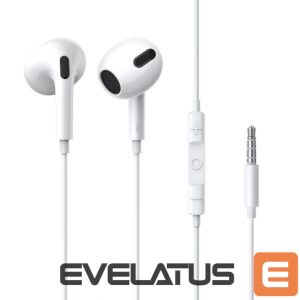 Wired headphones Baseus  Baseus Encok H17 3.5mm minijack wired headphones white (NGCR020002) 