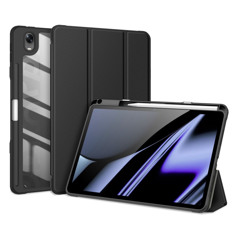 Tagakaaned Dux Ducis Dux Ducis Toby Armored Flip Smart Case for Oppo Pad with Stylus Holder Black