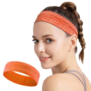 The others Hurtel  Elastic fabric headband for running fitness orange 
