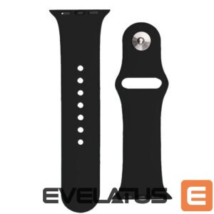 Dirželis Hurtel  Silicone Strap APS for Apple Watch 38/40/41mm Strap Watch Bracelet - Black 