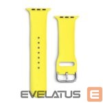 Siksniņa Hurtel  Silicone Strap APS for Apple Watch 38/40/41mm Strap Watch Bracelet - Yellow 