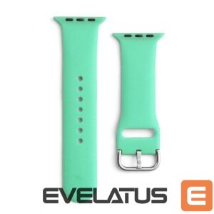 Siksniņa Hurtel  Silicone Strap APS for Apple Watch 38/40/41mm Strap Watch Bracelet - Mint 